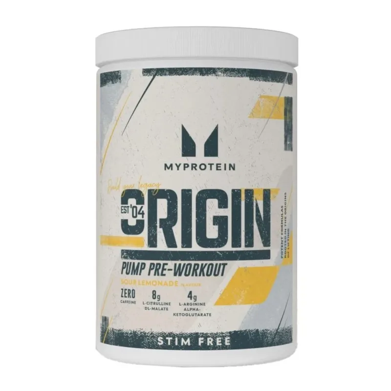 Предтренировочный комплекс, Origin Pre Workout Stim-Free Sour - 30 serv Lemonade