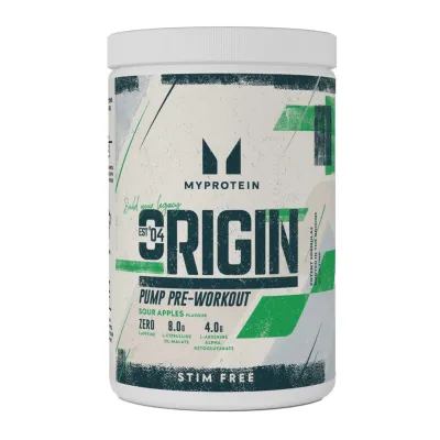 Предтренировочный комплекс, Origin Pre Workout Stim-Free Sour - 30 serv Sour Apple