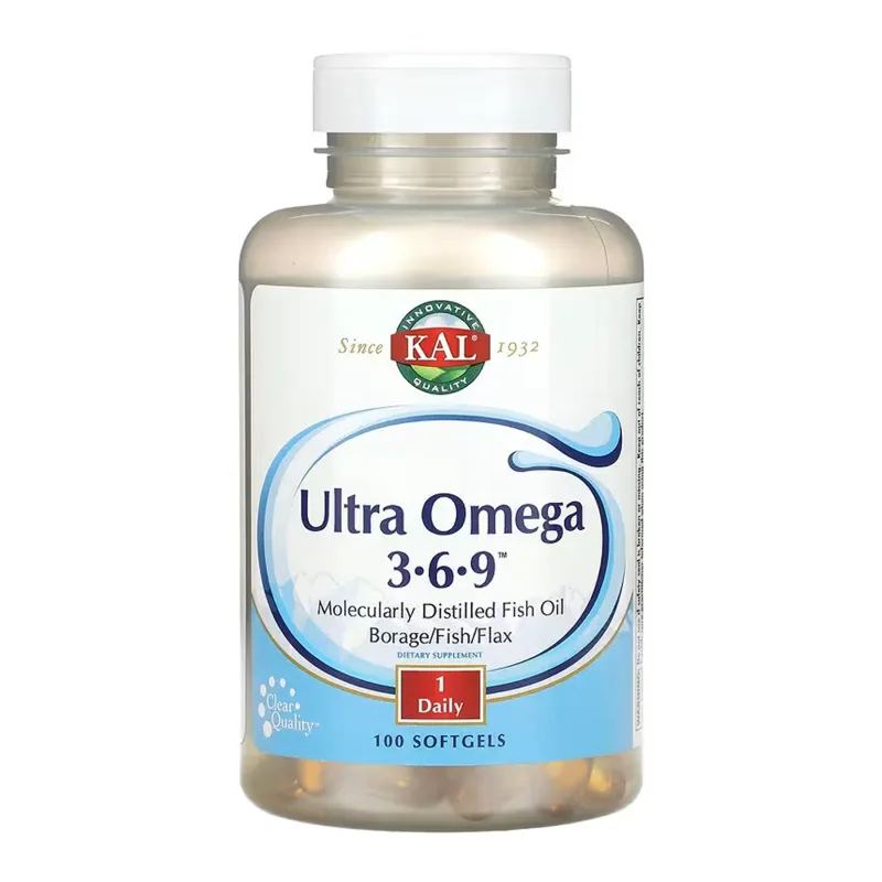 Комплекс жирных кислот, Ultra Omega 3-6-9 1200mg - 100 softgels