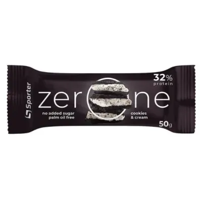 Протеїнові батончики, ZerOne - 25x50g Cookie cream