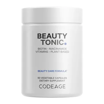 Мультивітамінний комплекс для краси, Beauty Tonic Biotin Supplement + Vitamins & Minerals - 90 vcaps