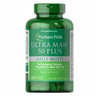 Мультивітаміни для чоловіків 50+, Ultra Man™ 50 Plus Daily Multi - 120caps