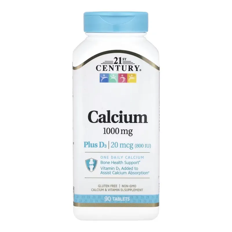 Кальцій з вітаміном D3, Calcium 1000 mg + D3 - 90 tabs