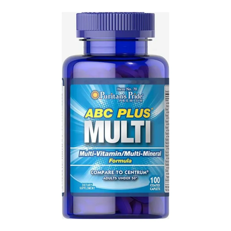 Мультивитаминная и мультиминеральная формула, ABC Plus Multivitamin and Multi-Mineral Formula - 100 Caplets