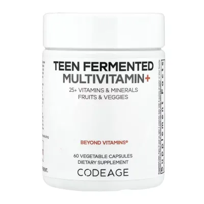Ферментовані мультивітаміни для підлітків, Teens Fermented Multivitamin - 60 vcaps