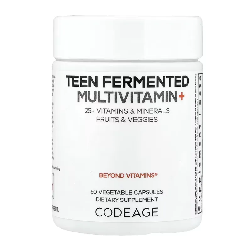 Ферментированные мультивитамины для подростков, Teens Fermented Multivitamin - 60 vcaps