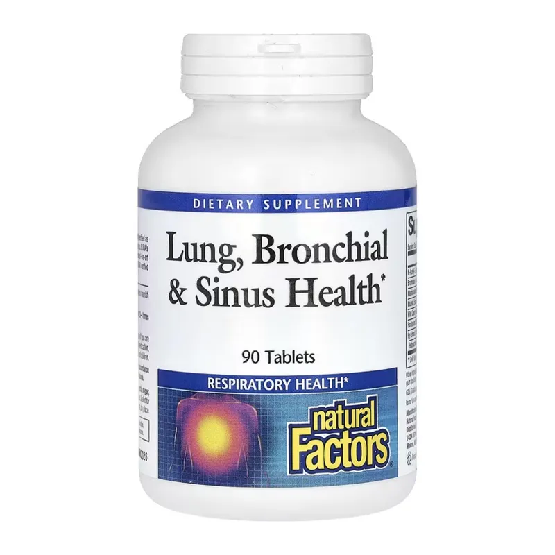 Підтримка легень, бронхів та пазух, Lung Bronchial & Sinus Health - 90 tabs