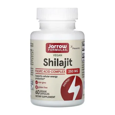 Шиладжіт (Мумійо), Vegan Shilajit Fulvic Acid Complex 250mg - 60 vcaps