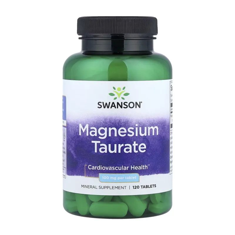Магний Таурат, Magnesium Taurate 100 mg - 120 tabs