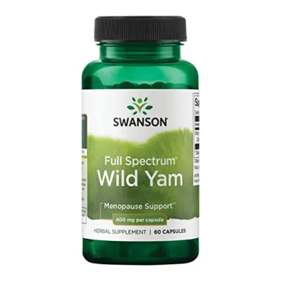 Дикий ямс (диоскорея), Full Spectrum Wild Yam 400mg - 60caps