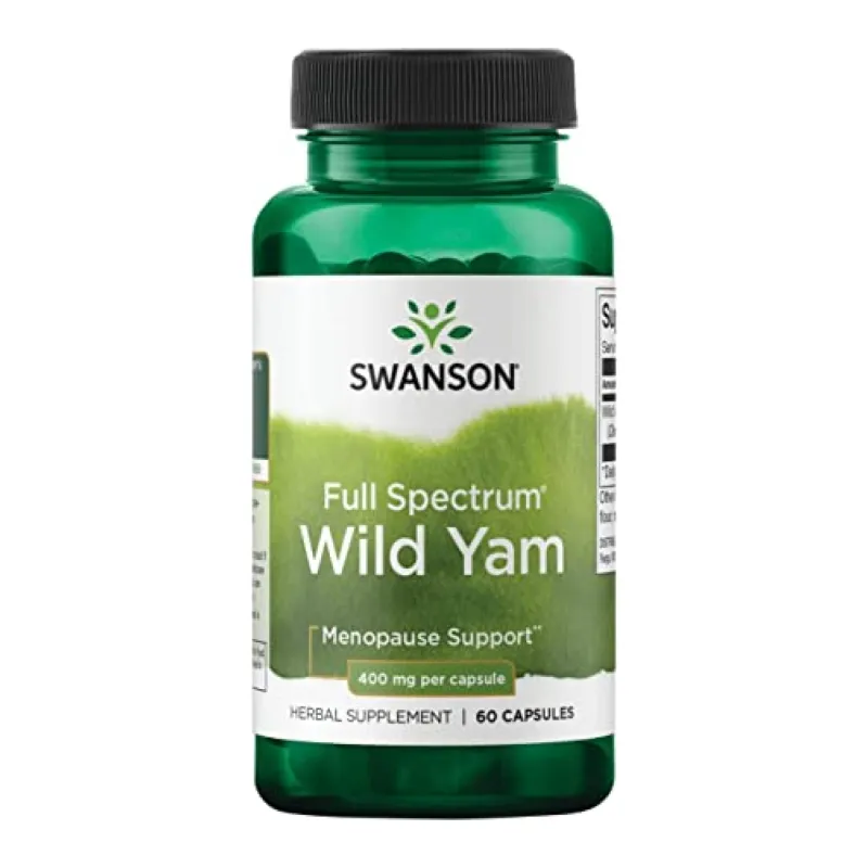 Дикий ямс (діоскорея), Full Spectrum Wild Yam 400mg - 60caps
