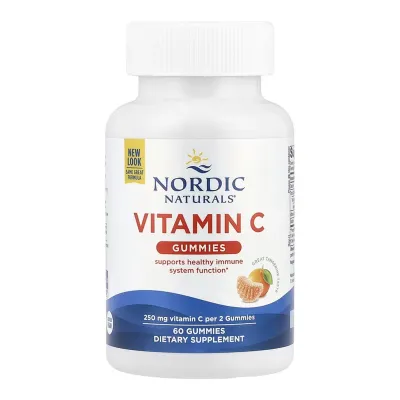 Вітамін C Nordic Naturals — 60 gummies, для імунітету