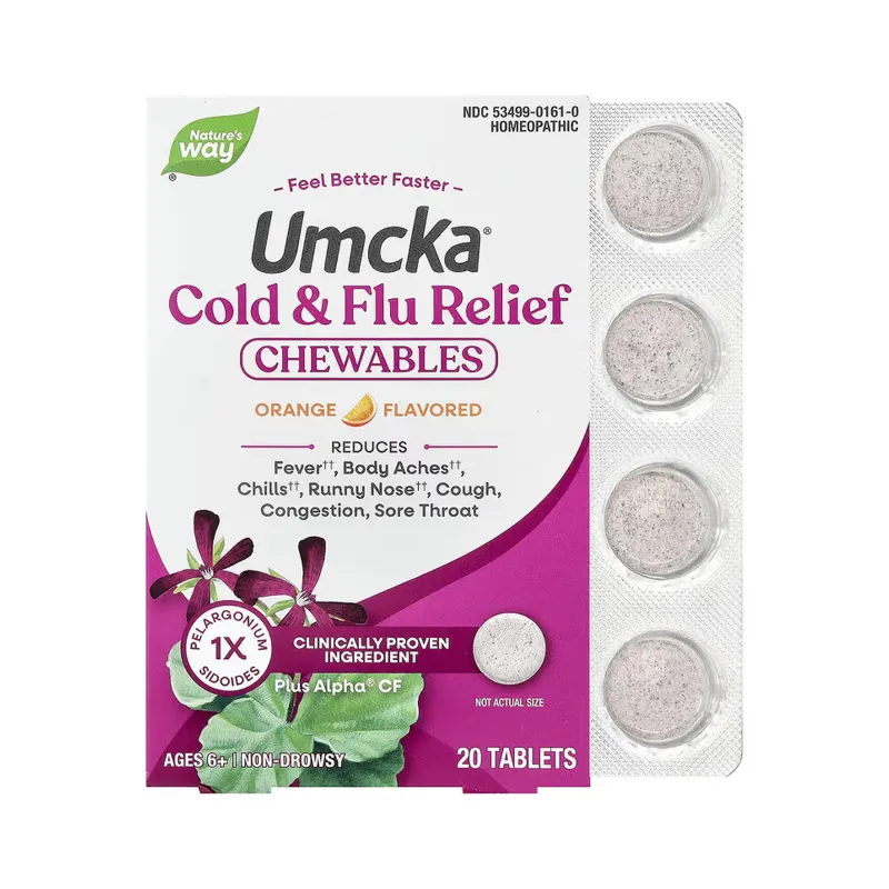 Засіб від застуди та грипу, Cold + Flu Relief - 20 tabs Orange