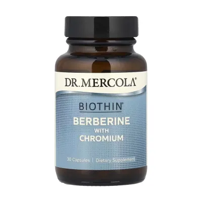 Берберин с хромом, BIOTHIN® Berberine with Chromium - 30 caps