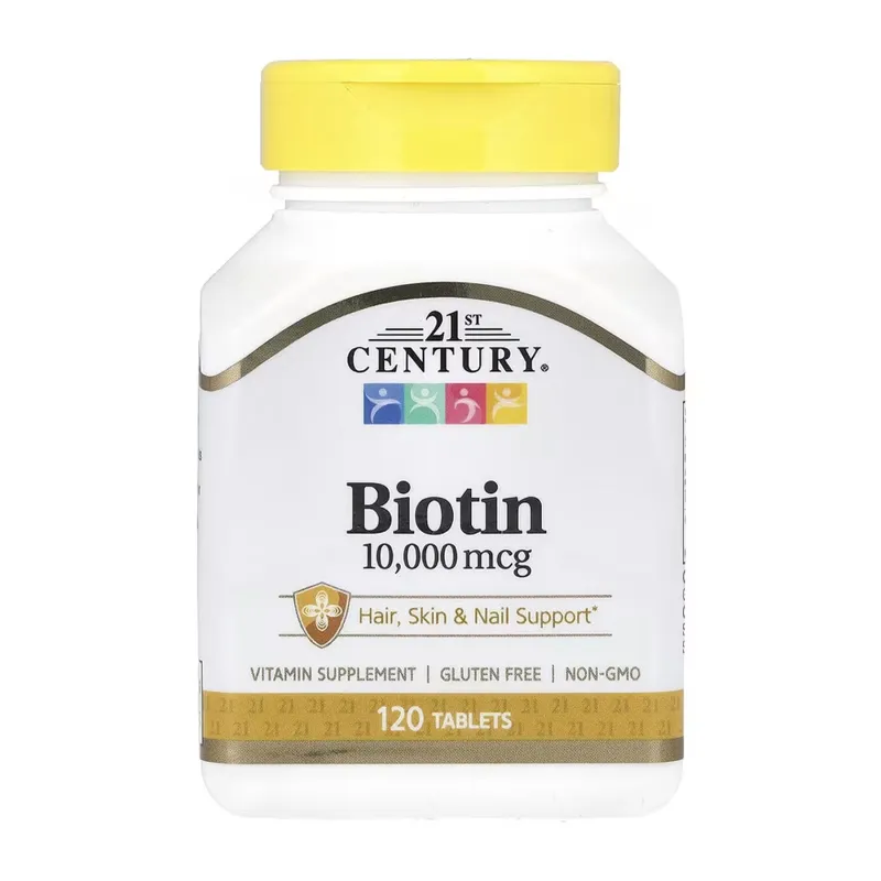 Биотин, Biotin 10,000 mcg - 120 tabs