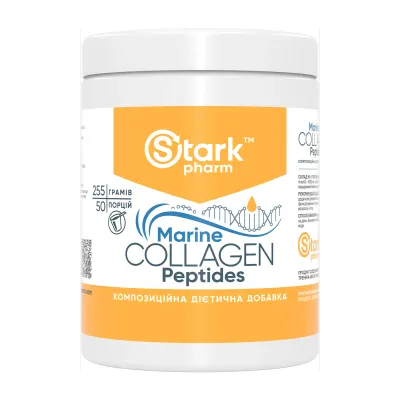 Колаген Stark Pharm (Marine Peptides) — 255 г, для суглобів і шкіри