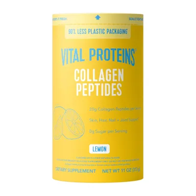 Колаген Vital Proteins (Peptides) — 313 г, лимон, для суглобів і шкіри