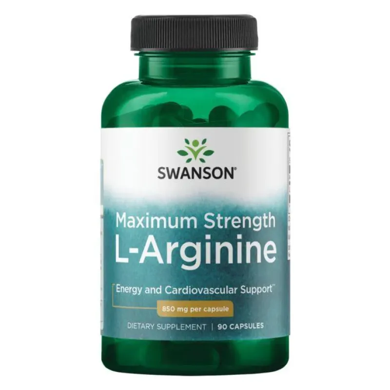 Л-Аргинин, L-Arginine Maximum Strenght 850mg - 90caps