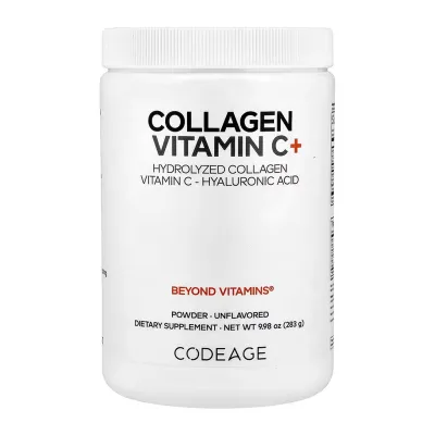 Колаген та вітамін С, Collagen Vitamin C+ Powder - 283g