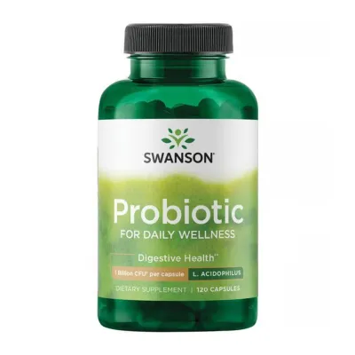 Пробіотик Swanson (Probiotic for Daily Wellness 1 Billion Cfu) — 120 капсул, для травлення