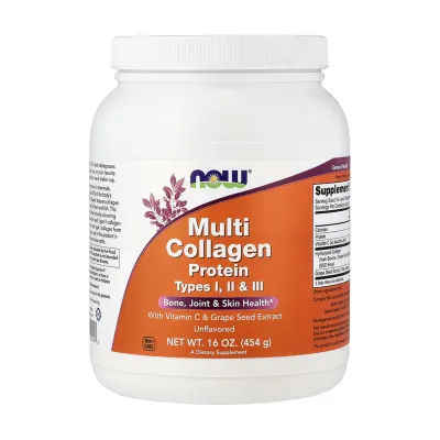 Мультиколлагеновый протеин, Multi Collagen Protein - 454g Unflavored