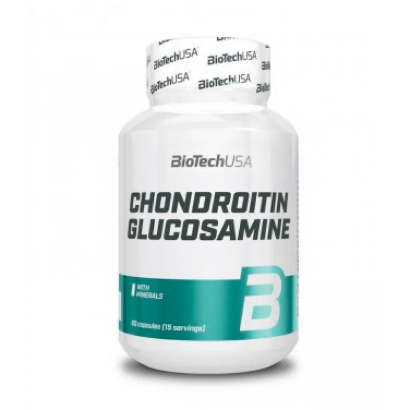 Глюкозамін Biotech (Chondroitin Glucosamine) — 60caps, для суглобів і шкіри
