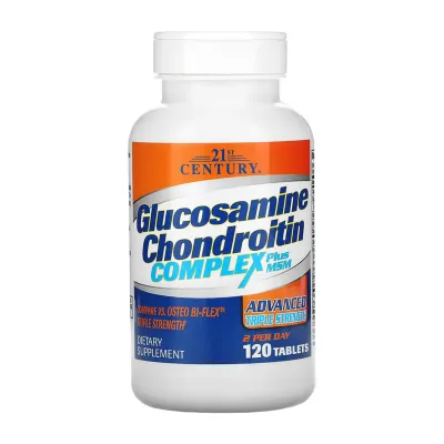 Глюкозамін з Хондроїтином, Glucosamine Chondroitin Complex Triple - 120 tabs