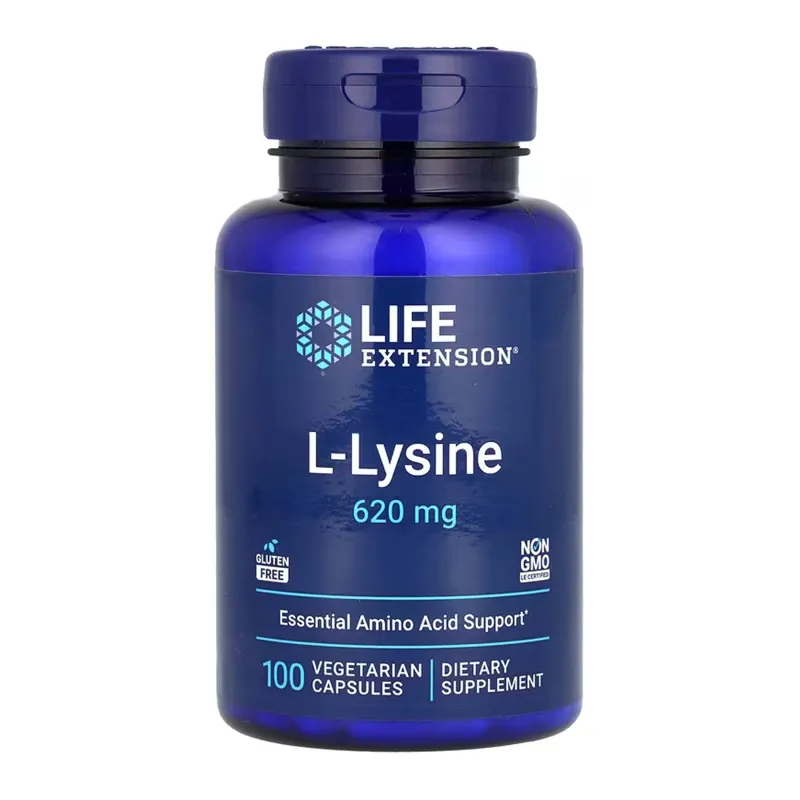 L-лизин, L-Lysine 620 mg - 100 vcaps