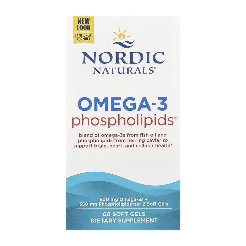 Омега-3, Omega-3 Phospholipids - 60 softgels