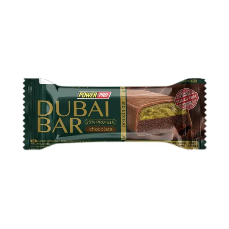 Протеиновый батончик Dubai Bar 25% Sugar free - 10×50 г, шоколад