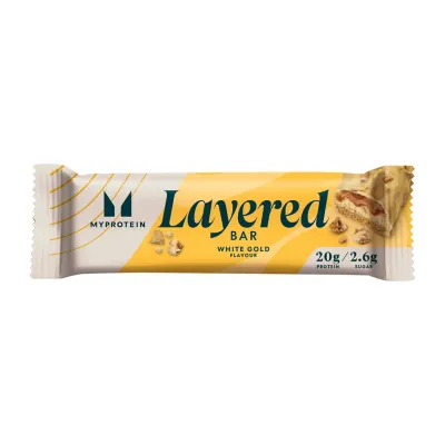 Протеїновий батончик Myprotein (Layered Bar) — 60 г, white gold