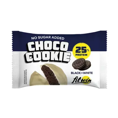 Протеиновое печенье, Choco Cookie 25% - 10x40g Black White