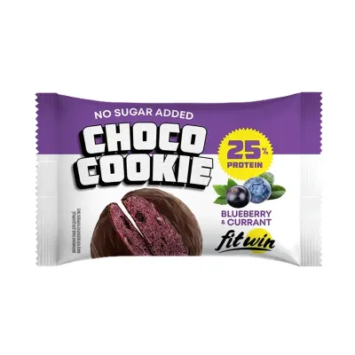 Протеиновое печенье, Choco Cookie 25% - 10x40g Blueberry Currant