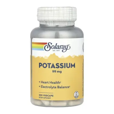 Калий, Potassium 99mg - 200 vcaps
