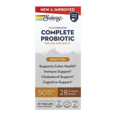 Пробиотический комплекс, Complete Probiotic Adult 50+ - 30 vcaps