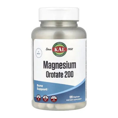 Магний Оротат, Magnesium Orotate 200mg - 120 vcaps