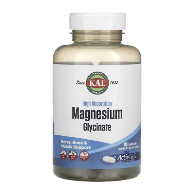 Магний Глицинат, Magnesium Glycinate - 90 softgels