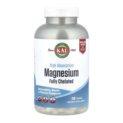 Магній Хелат, Magnesium Fully Chelated - 270 tabsм