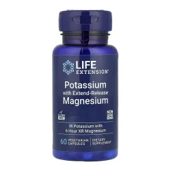 Мінеральний комплекс, Potassium with Extend-Release Magnesium - 60 vcaps