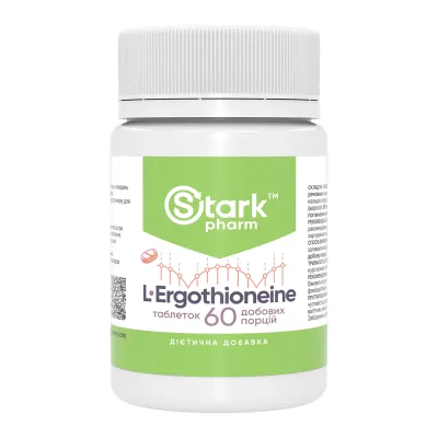 L-ерготіонеїн, L-Ergothioneine 25mg - 60 tabs