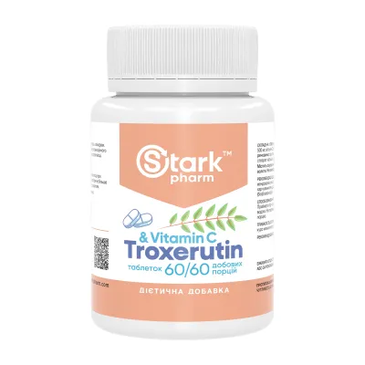 Троксерутин + Витамин C, Troxerutin & Vitamin C - 60 tabs