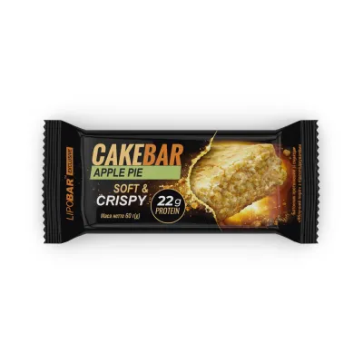Протеїновий батончик, Cake Bar - 60g Apple Pie