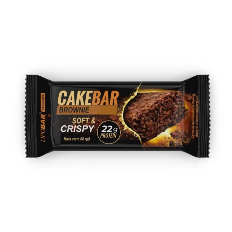 Протеиновый батончик, Cake Bar - 60g Brownie