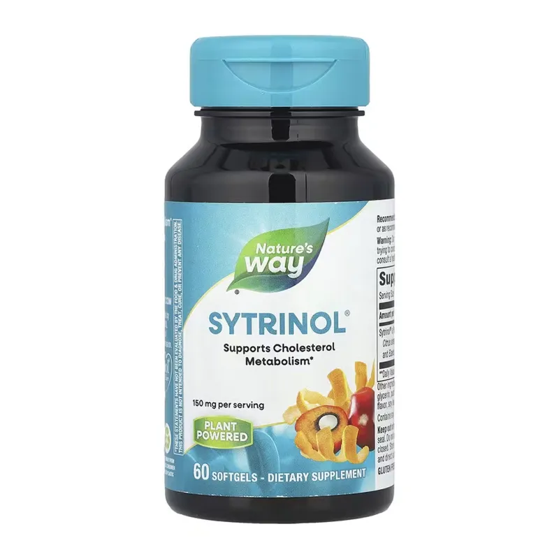 Ситринол для контроля холестерина Nature's Way (Sytrinol) – 60 мягких капсул. (До 10.26)