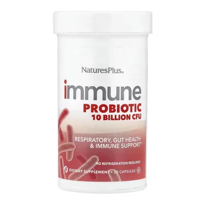 Пробиотик для иммунитета Nature's Plus (Immune Probiotic 10 Billion CFU) – 30 капсул (До 11.26)