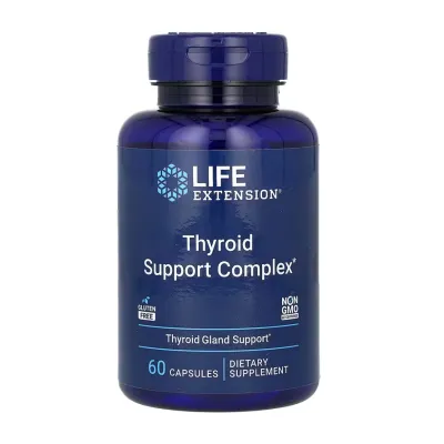 Комплекс для поддержки щитовидной железы Life Extension (Thyroid Support Complex) – 60 капсул (До 11.26)