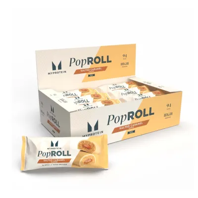 Протеїновий десерт солона карамель Myprotein (Pop Roll Salted Caramel) — 12 шт х 27 г (До 09.26)