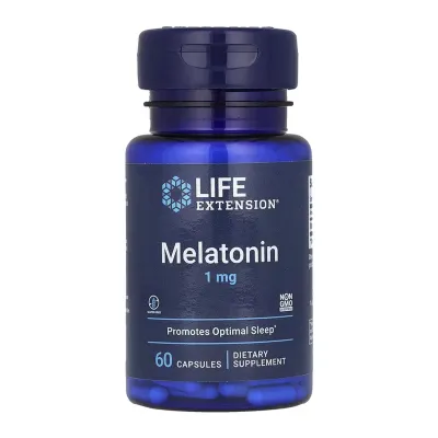Мелатонін, Melatonin 1 mg - 60 caps