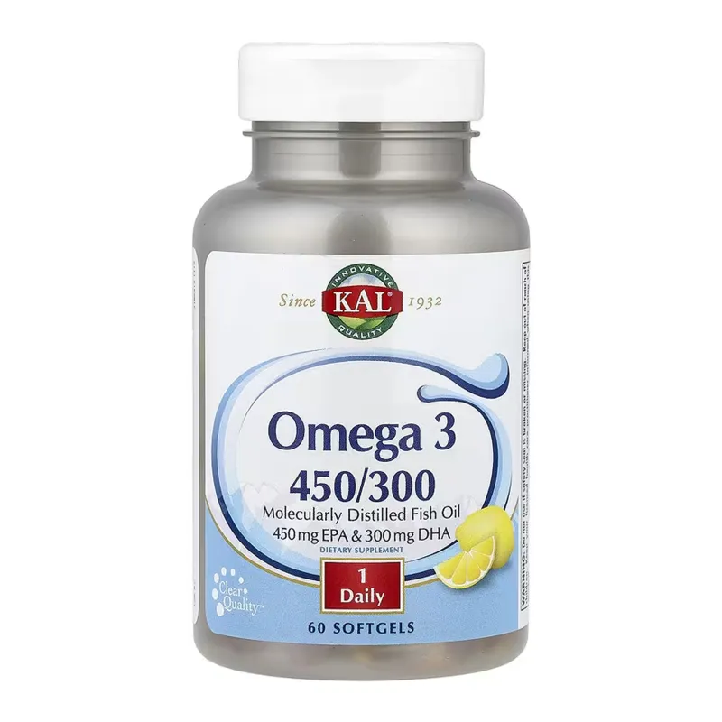 Омега, KAL Omega 3 450/300 - 60 softgels