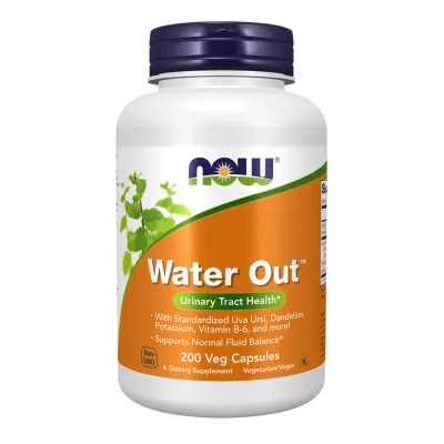 Рослинний комплекс для водного балансу NOW Foods Water Out — 200 вегетаріанських капсул